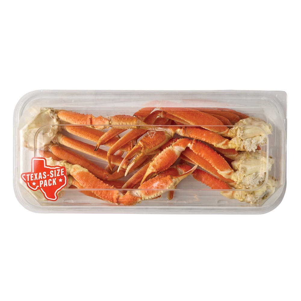 H-E-B Frozen Medium Snow Crab Clusters - Texas-Size Pack, Avg. 2.1 lbs