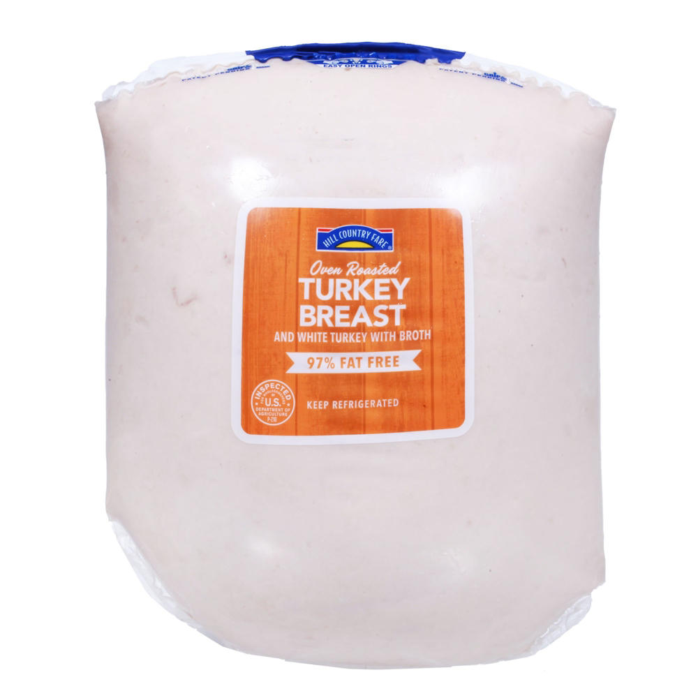 Hill Country Fare Oven Roasted Turkey Breast, Custom Sliced, lb