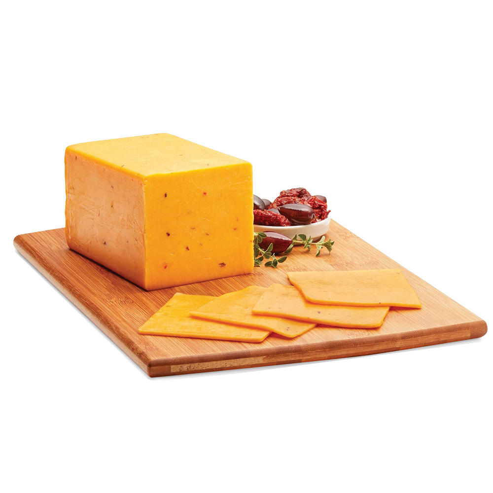 H-E-B Deli Mediterranean Cheddar Cheese, Custom Sliced, lb