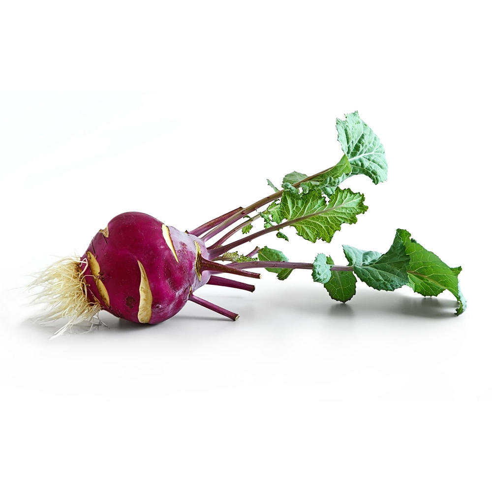 Fresh Baby Purple Kohlrabi, ea