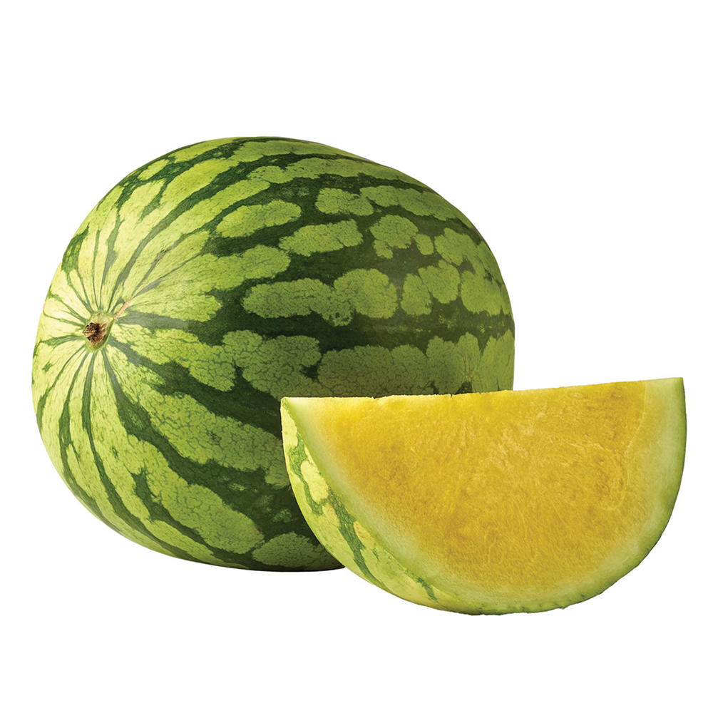 Fresh Yellow Flesh Seedless Watermelon, Whole