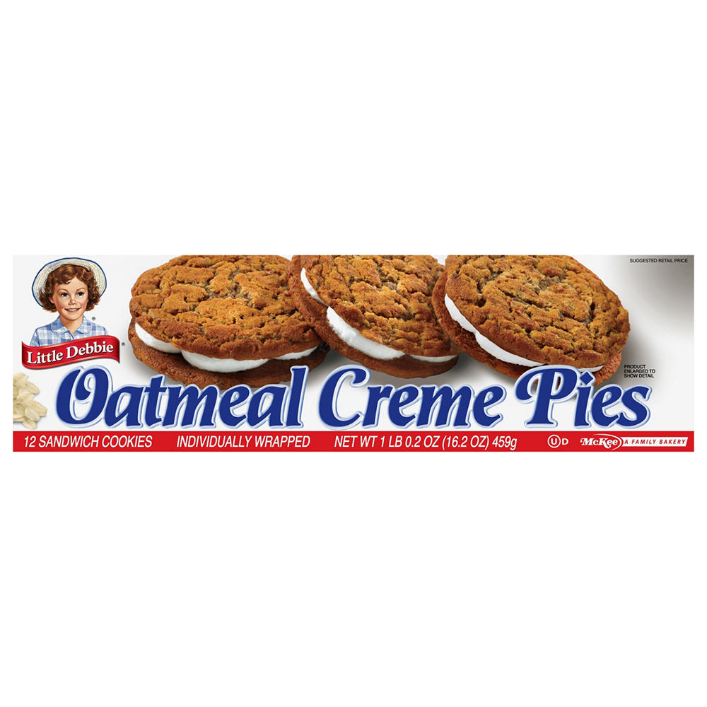 Little Debbie Oatmeal Creme Pies, 12 ct