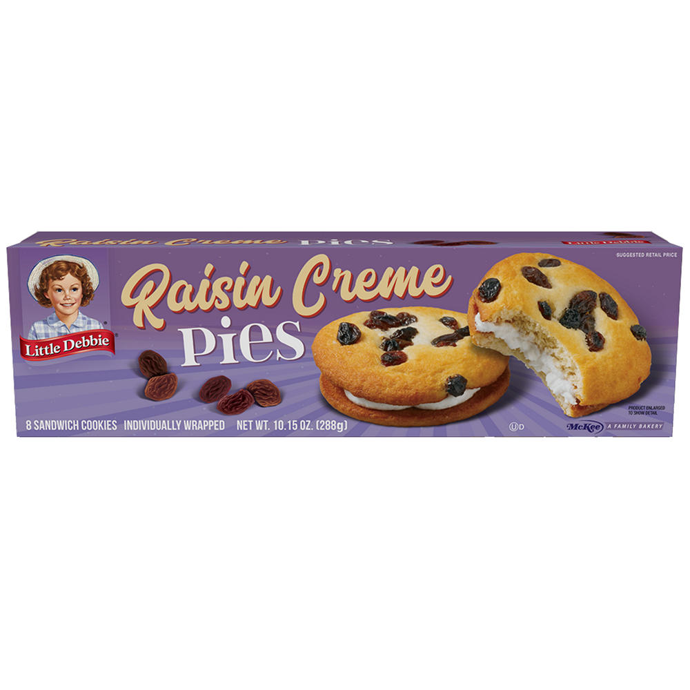 Little Debbie Raisin Creme Pies, 8 ct