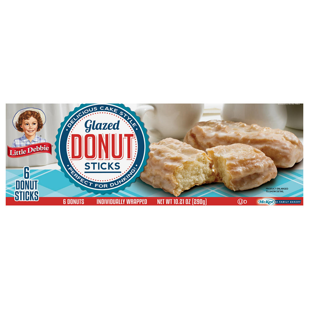 Little Debbie Glazed Donut Sticks, 6 ct