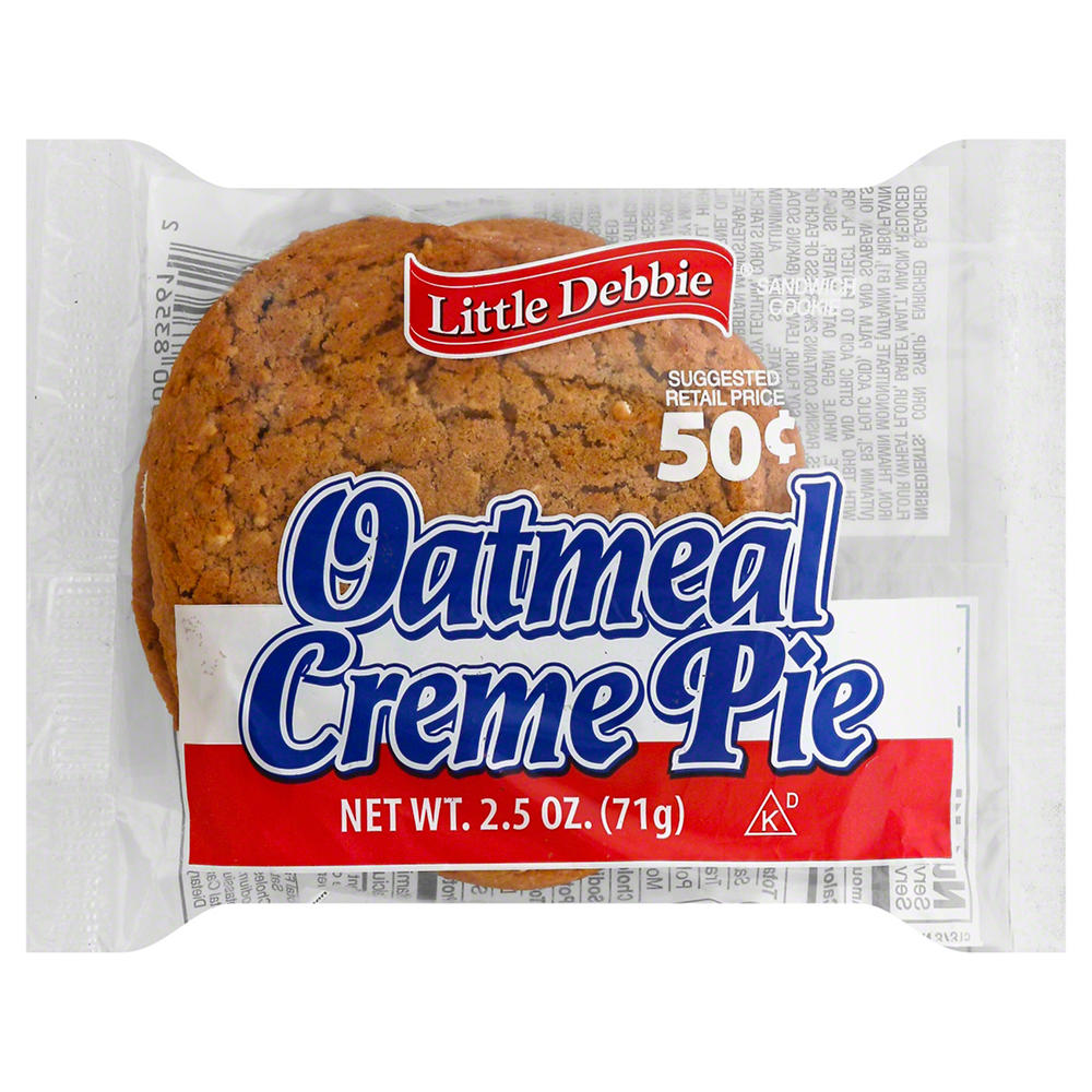 Little Debbie Oatmeal Creme Pie, 2.5 oz