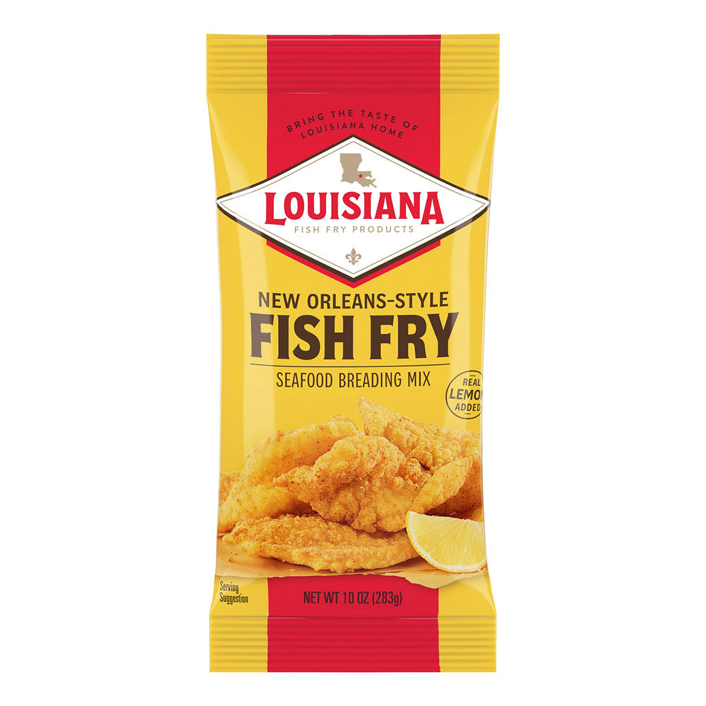 Louisiana Fish Fry Products New Orleans Style Fish Fry, 10 oz
