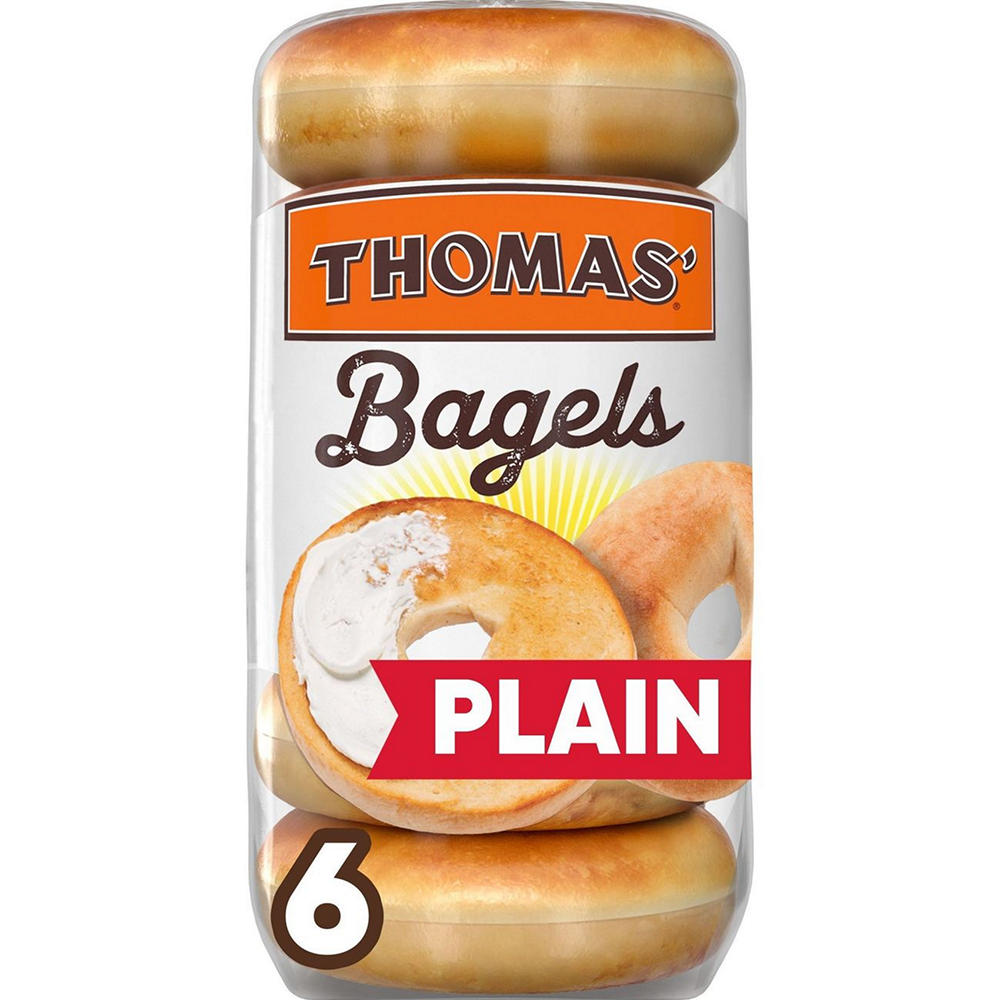 Thomas' Plain Bagels, 6 ct