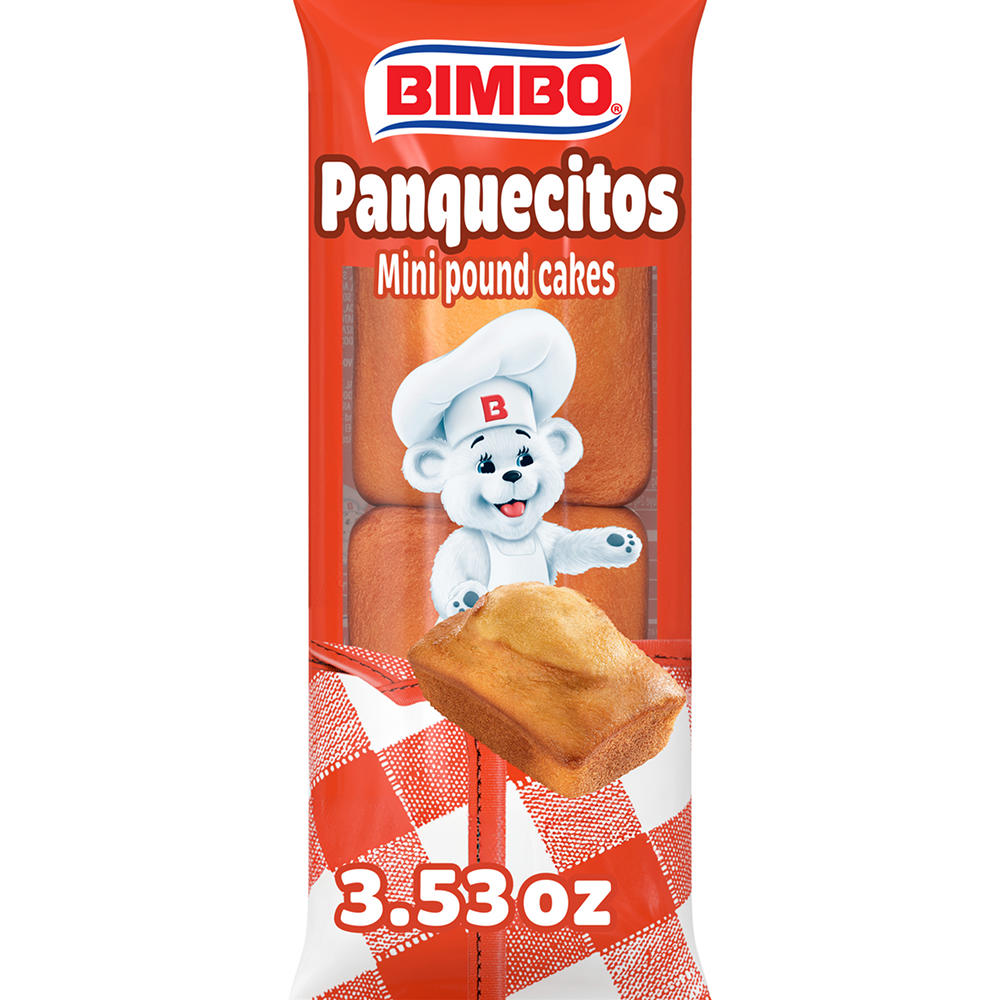 Bimbo Panquecitos Plain Mini Pound Cakes, 2 ct