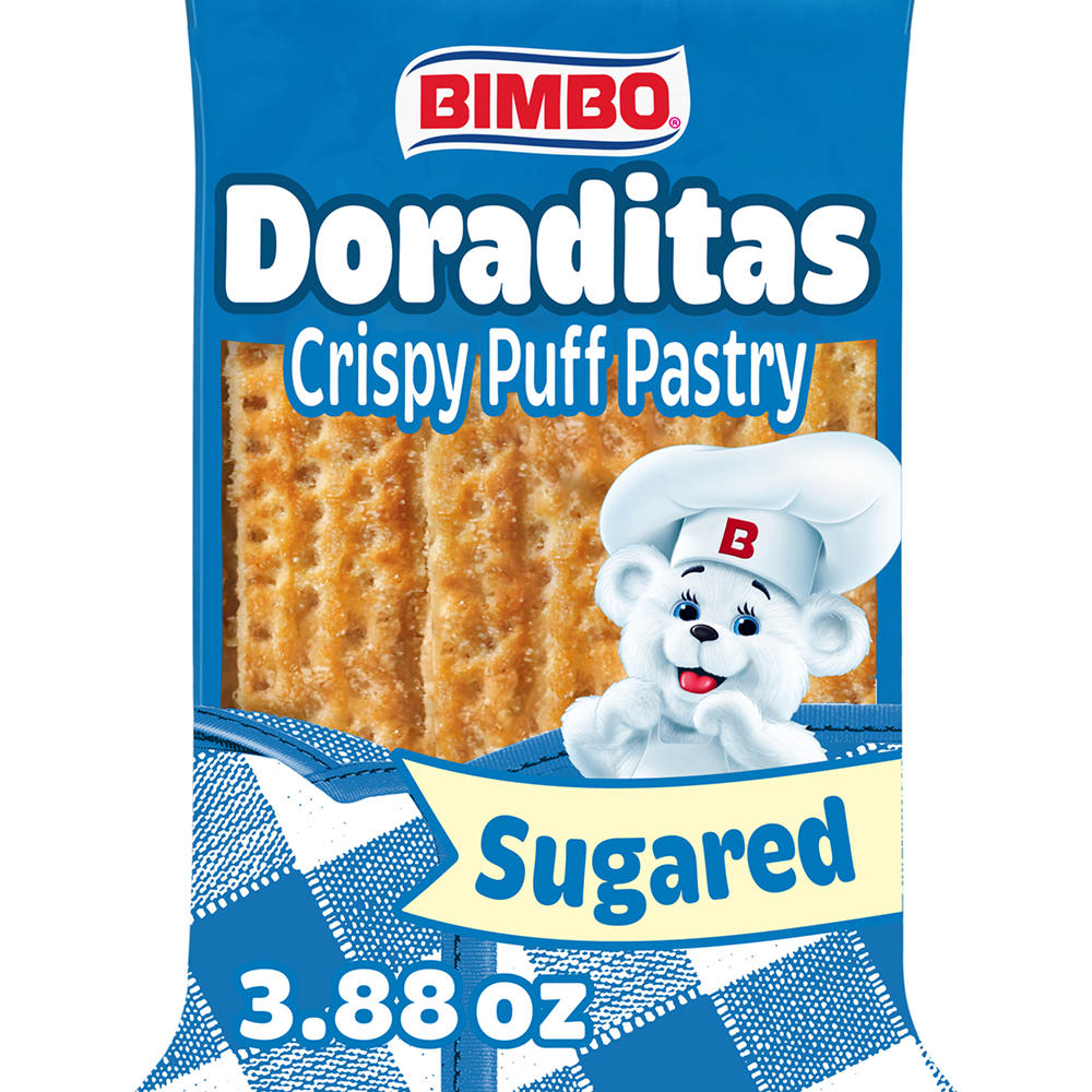 Bimbo Doraditas Sugared Crispy Puff Pastries, 3.88 oz