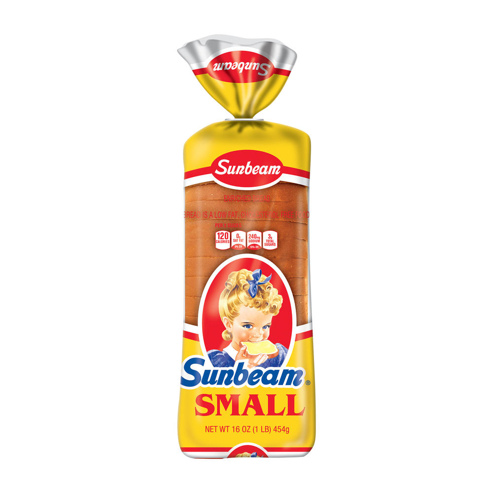 Sunbeam Small White Sandwich Bread, 16 oz