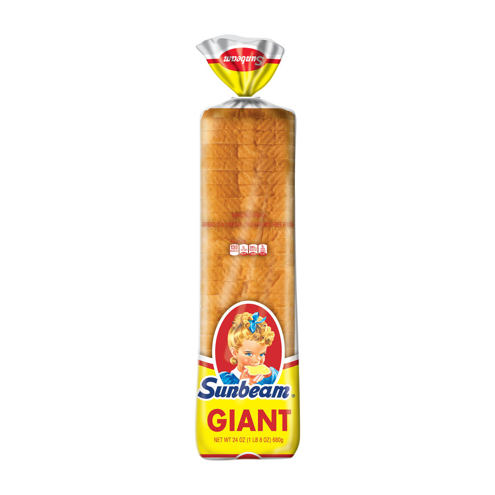 Sunbeam Giant White Sandwich Bread, 24 oz