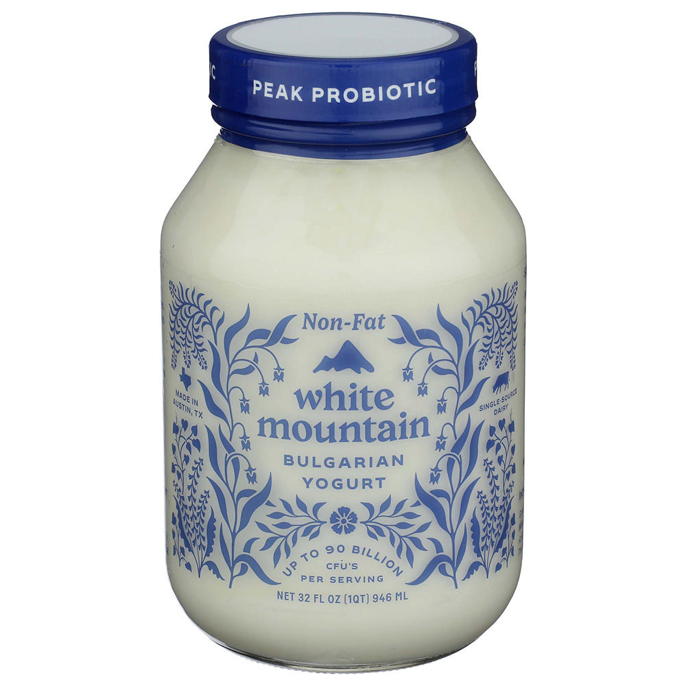 White Mountain Non-Fat Bulgarian Yogurt, 32 oz