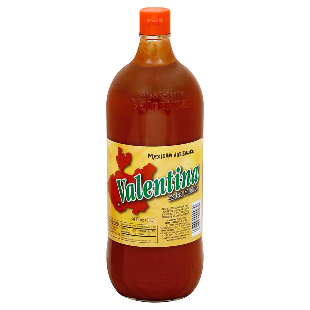 Valentina Salsa Picante Mexican Hot Sauce, 34 oz