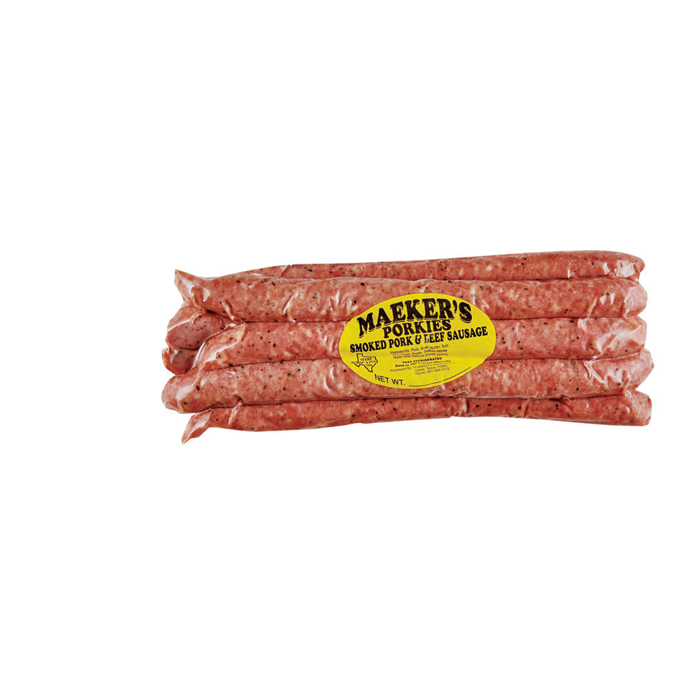 Maeker's Porkies Smoked Pork & Beef Sausage Breakfast Links, 14 oz
