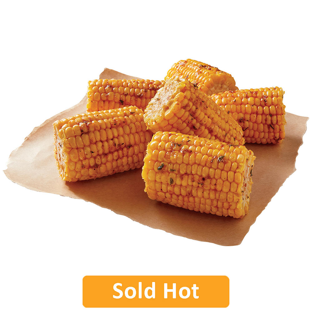Bayou Boil House by H-E-B Fully Cooked Cajun Corn on the Cob (Sold Hot), lb