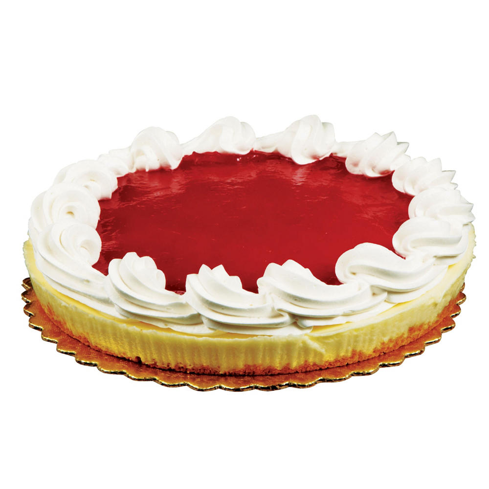 H-E-B Bakery Strawberry Topped Cheesecake, 8"