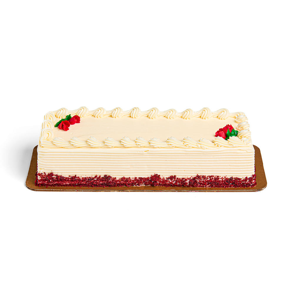 H-E-B Bakery Red Velvet Cake, 1/8 Bar