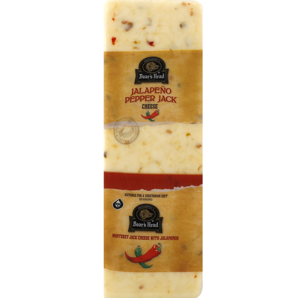 Boar's Head Jalapeño Pepper Jack Cheese, Custom Sliced, lb