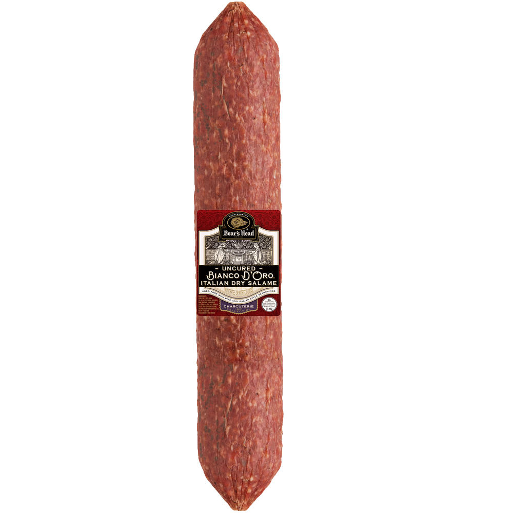 Boar's Head Uncured Bianco D'Oro Italian Dry Salame, Custom Sliced, lb