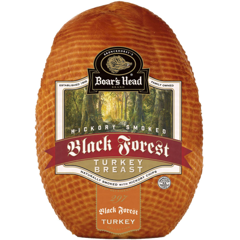 Boar's Head Hickory-Smoked Black Forest Turkey Breast, Custom Sliced, lb