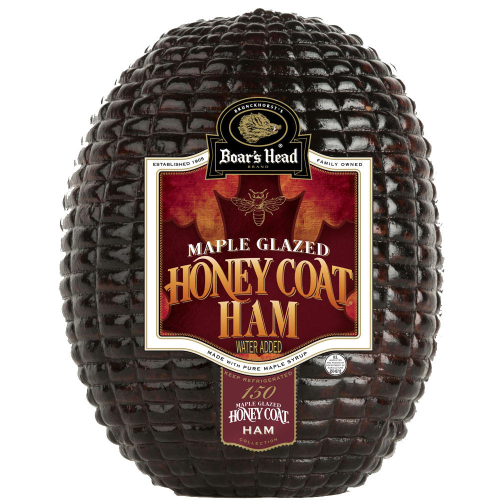 Boar's Head Maple Glazed Honey Coat Ham, Custom Sliced, lb