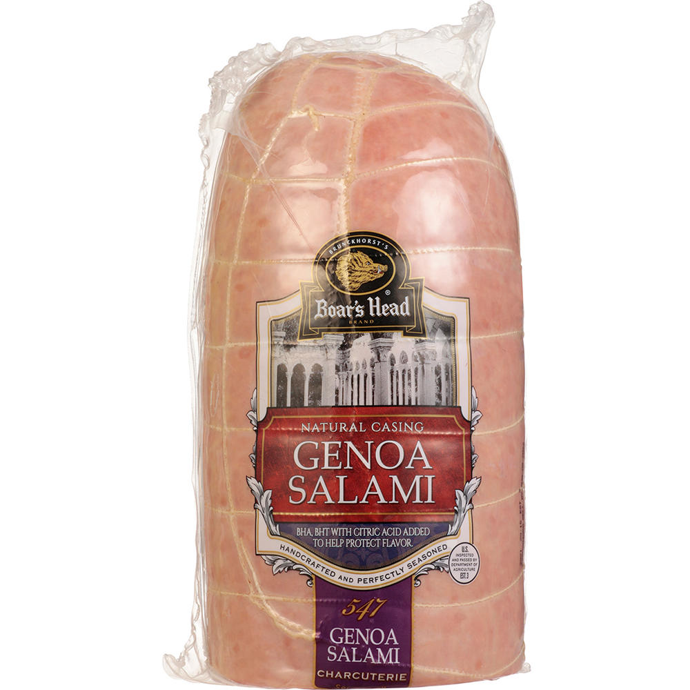 Boar's Head Genoa Salami, Custom Sliced, lb