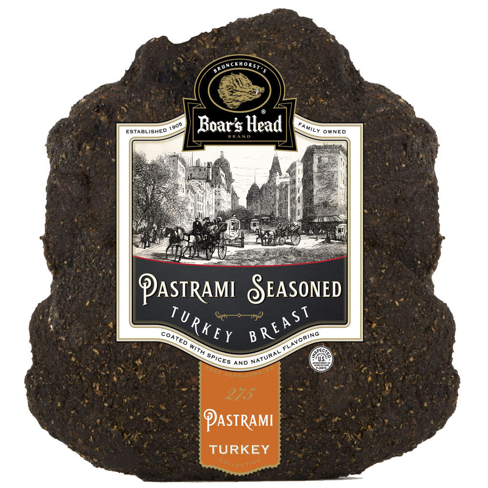 Boar's Head Pastrami-Seasoned Turkey Breast, Custom Sliced, lb