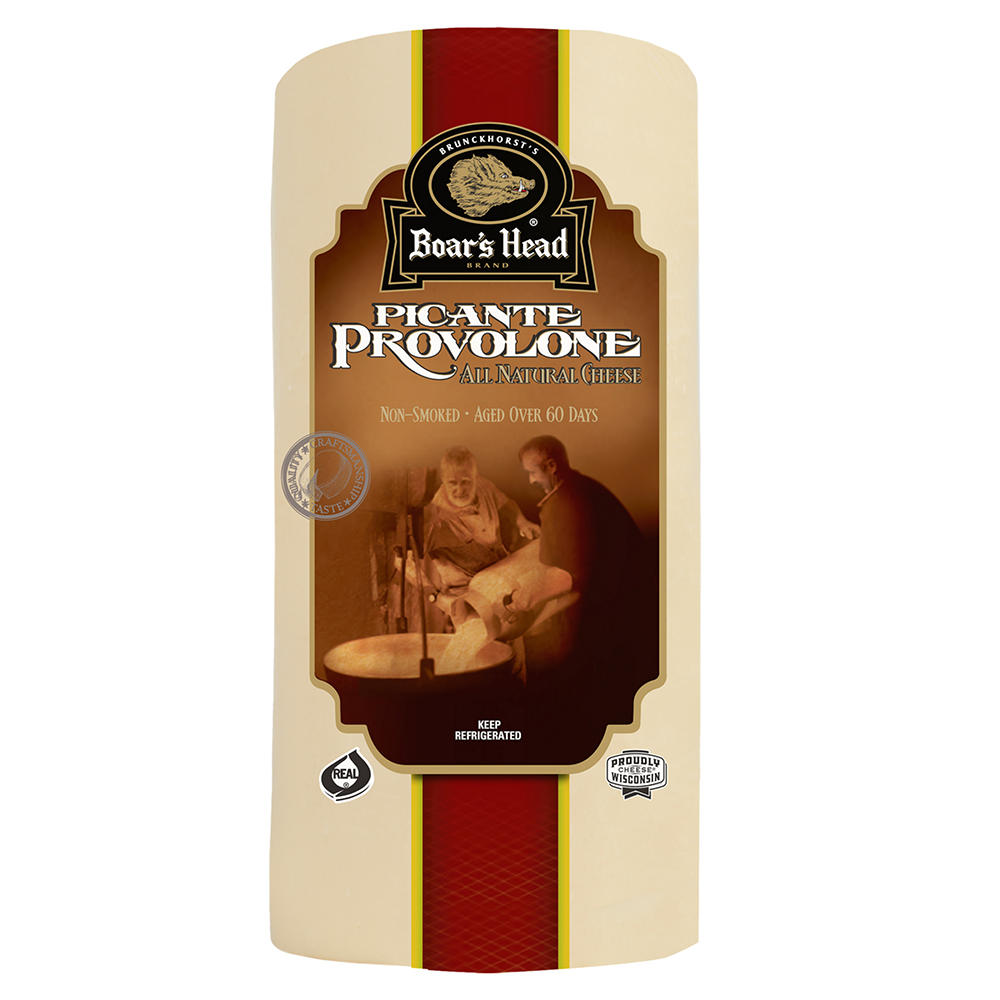 Boar's Head Picante Provolone Cheese, Custom Sliced, lb