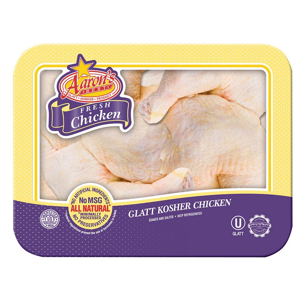 Kosher Chicken Leg Quarters, Avg. 3.25 lbs