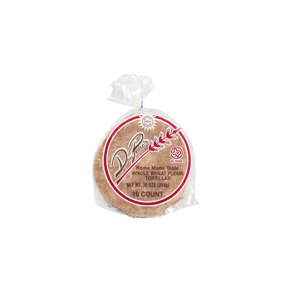 Don Pedro's Whole Wheat Flour Tortillas, 10 ct