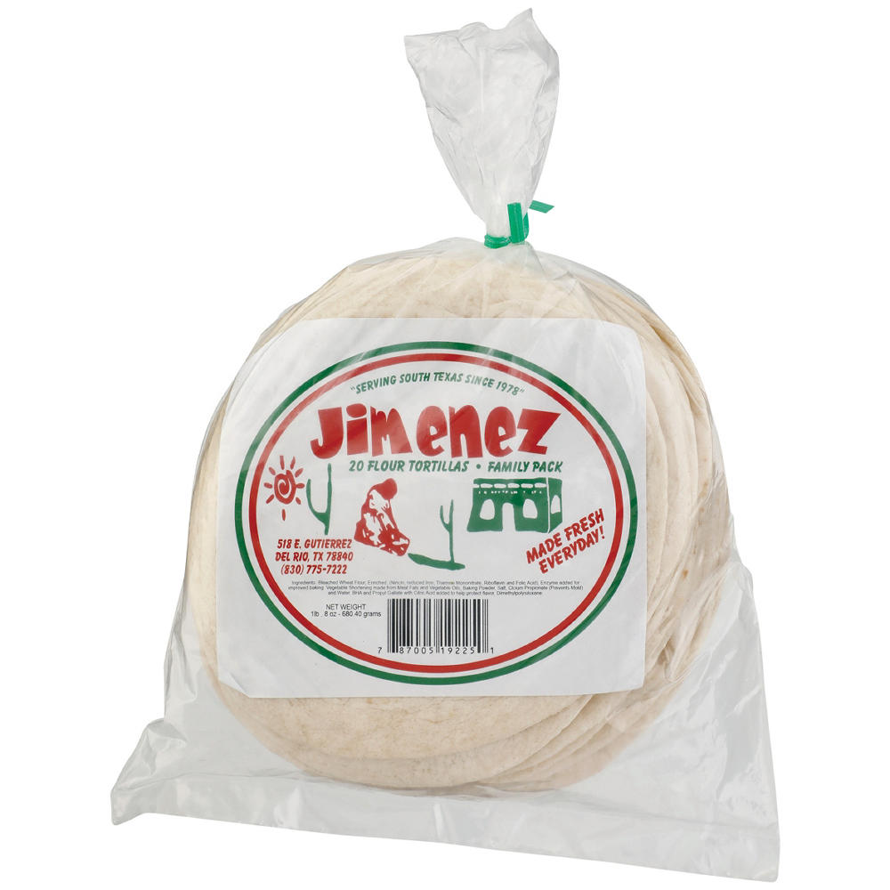 Jimenez Tortilla Factory Flour Tortillas, 20 ct