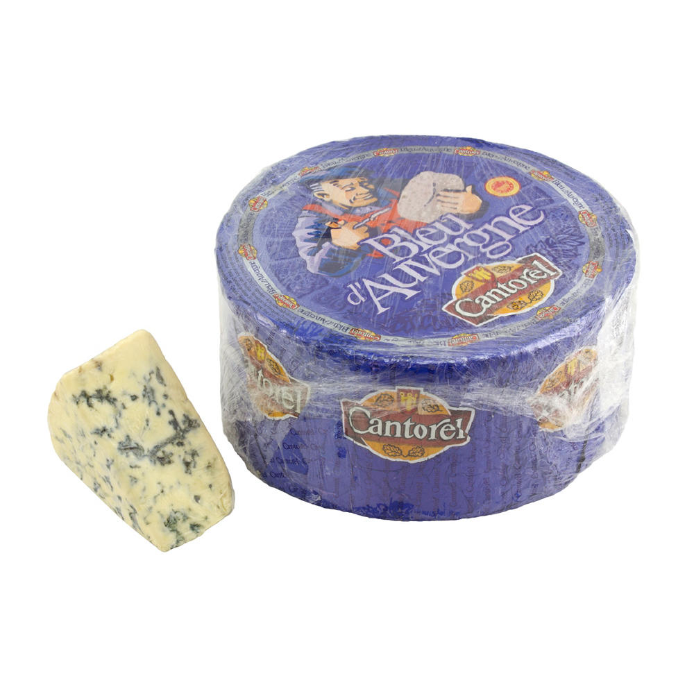 Cantorel Bleu D'Auvergne Cheese, sold by the, Avg. 0.45 lb