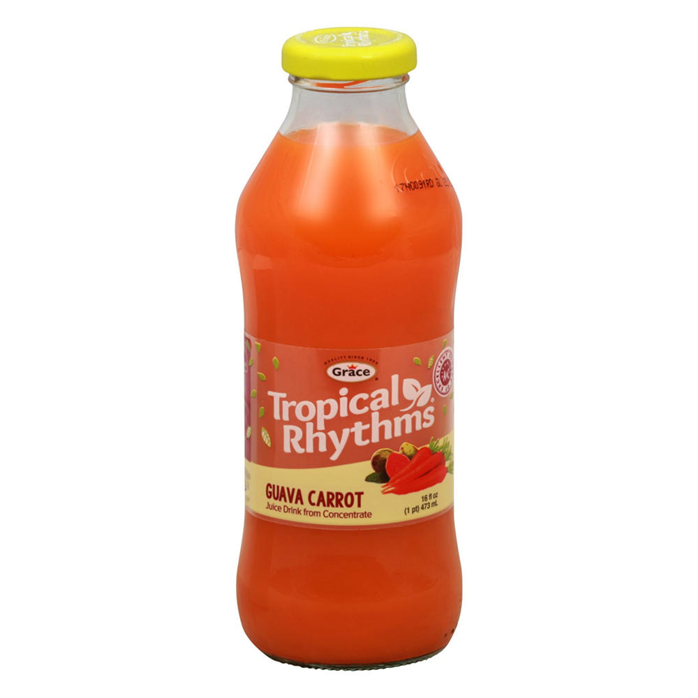 Grace Tropical Rhythms Guava Carrot Juice Drink, 16 oz