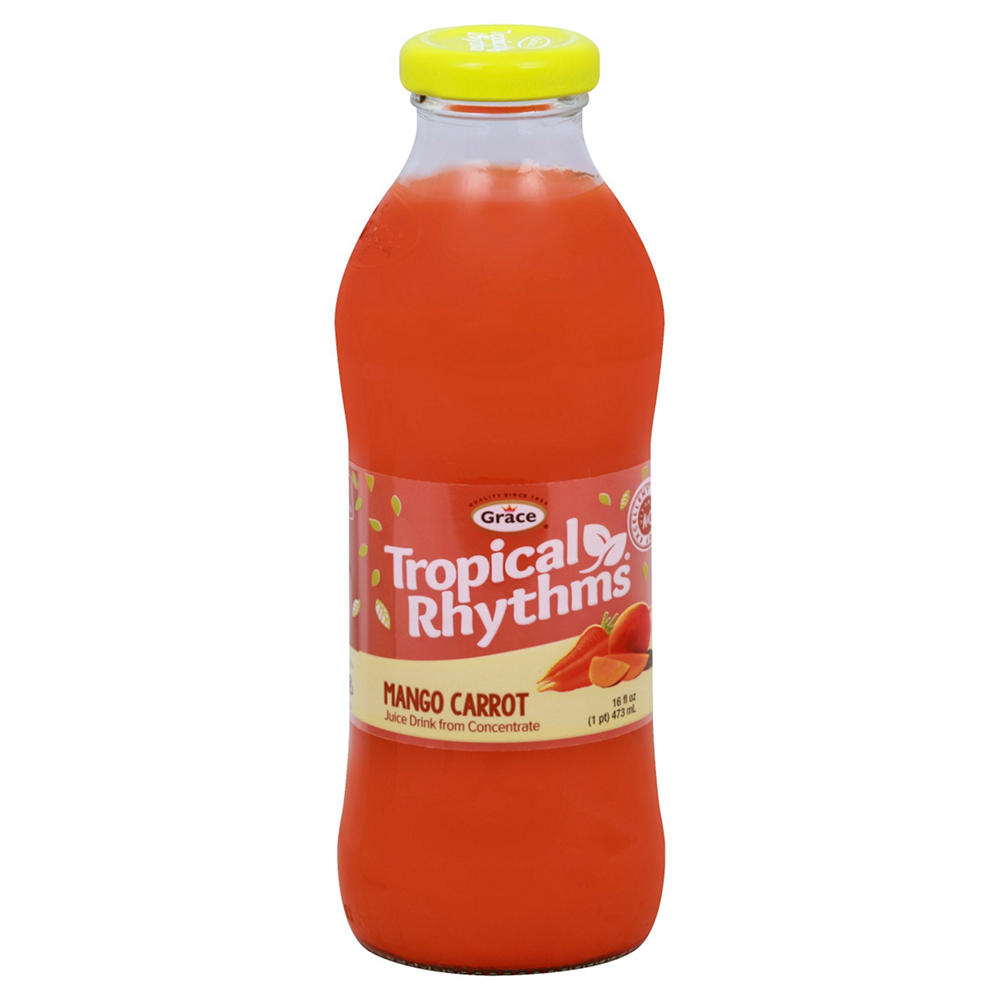 Grace Tropical Rhythms Mango Carrot Juice Drink, 16 oz
