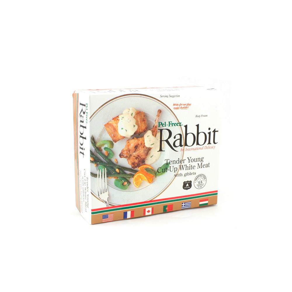 Pel - Freeze Young Rabbit with Giblets, Avg. 3.0 lbs