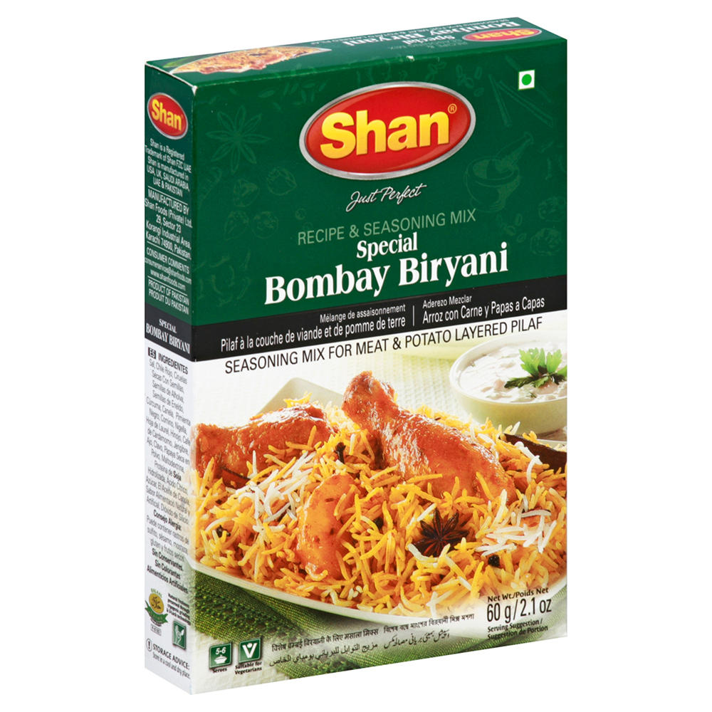 Shan Special Bombay Biryani Seasoning Mix, 2.1 oz
