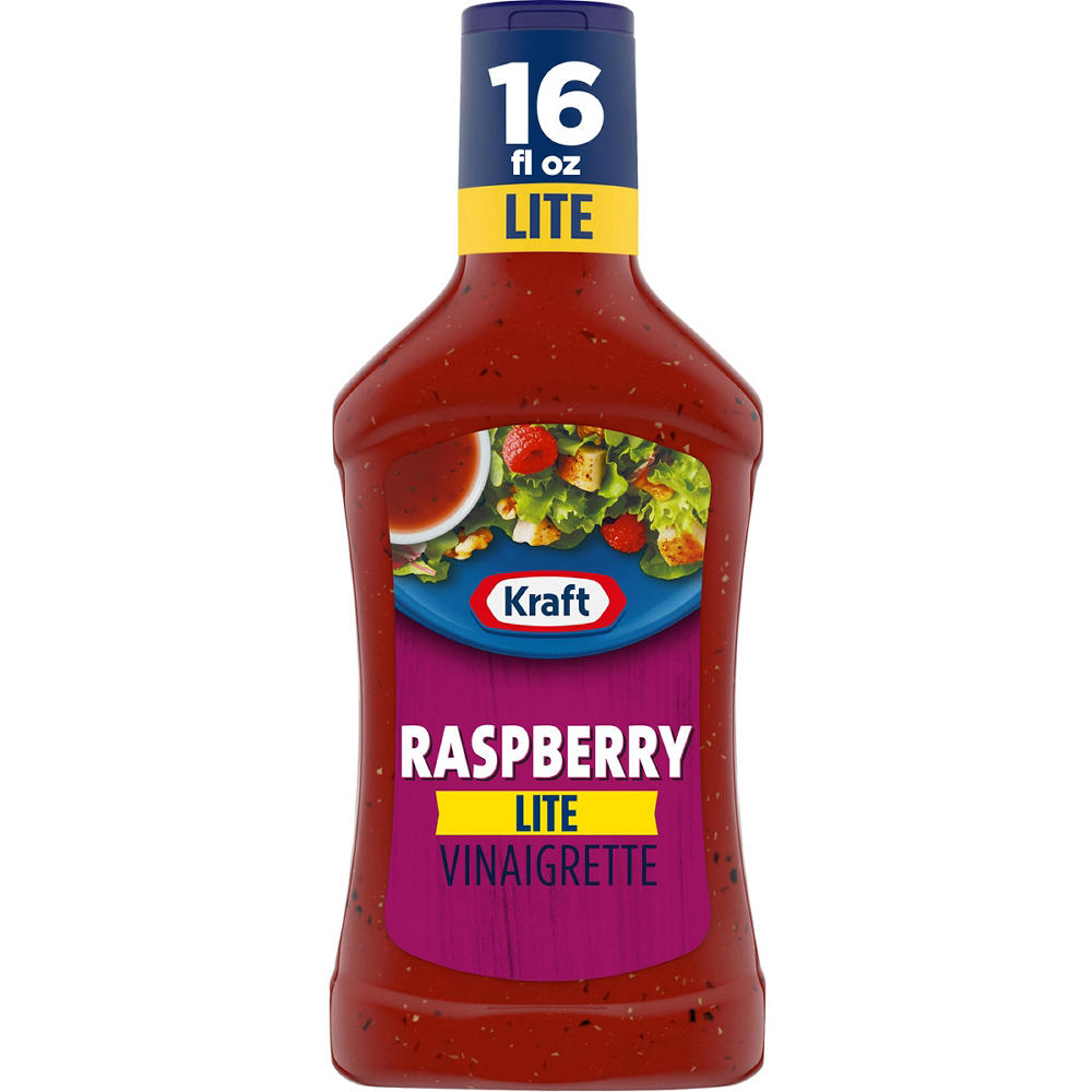 Kraft Raspberry Vinaigrette Lite Dressing, 16 fl oz