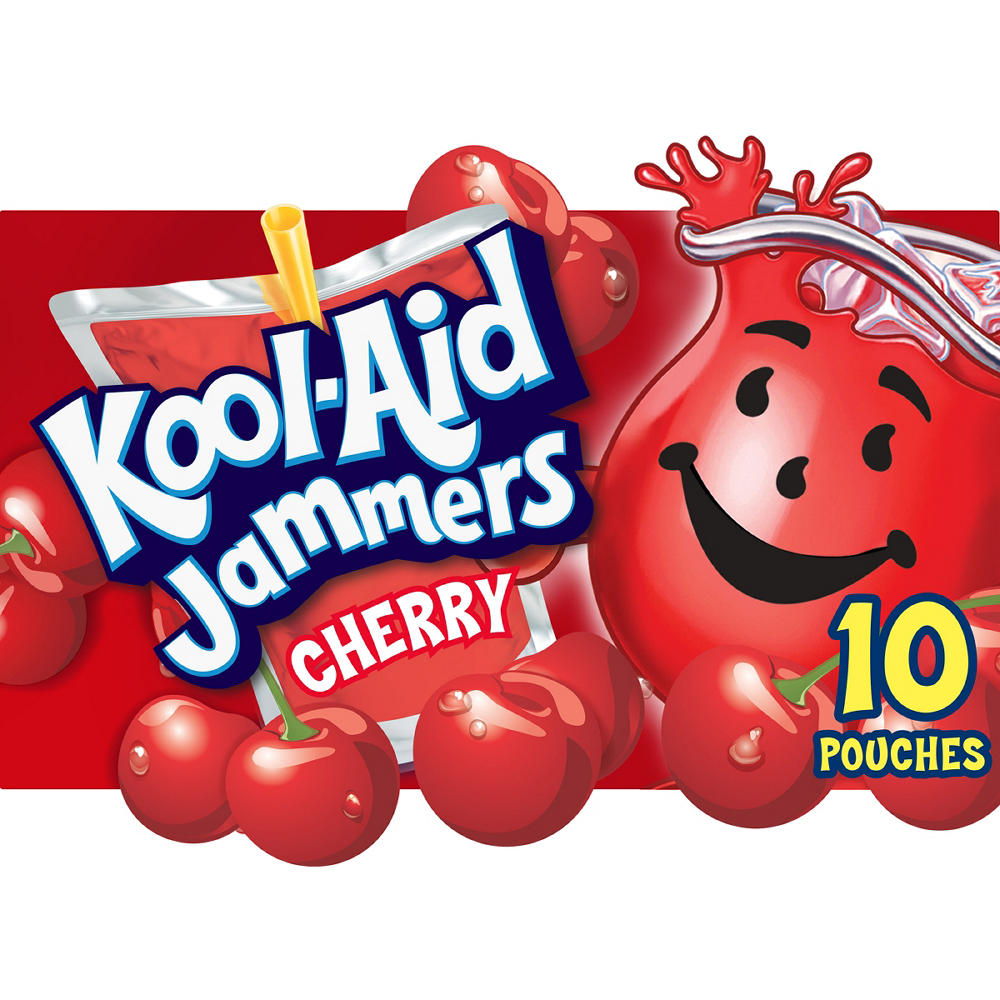 Kool-Aid Jammers Cherry Drink 10 pk Pouches, 6 oz