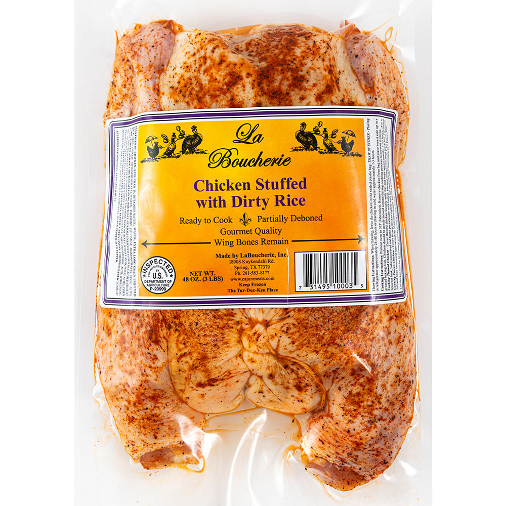 La Boucherie Whole Chicken Stuffed with Dirty Rice, 48 oz