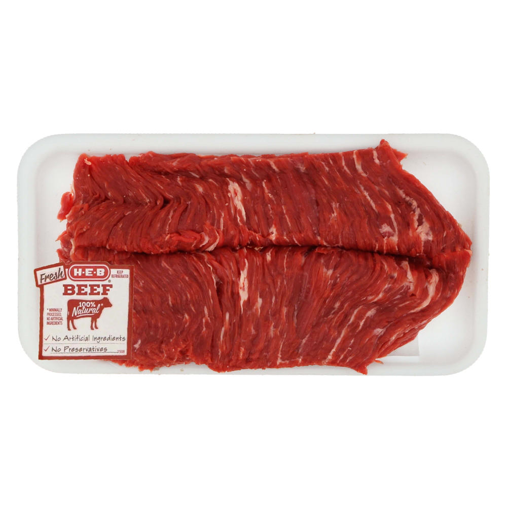 H-E-B Butterflied Beef Sirloin Fajitas, Avg. 0.84 lb