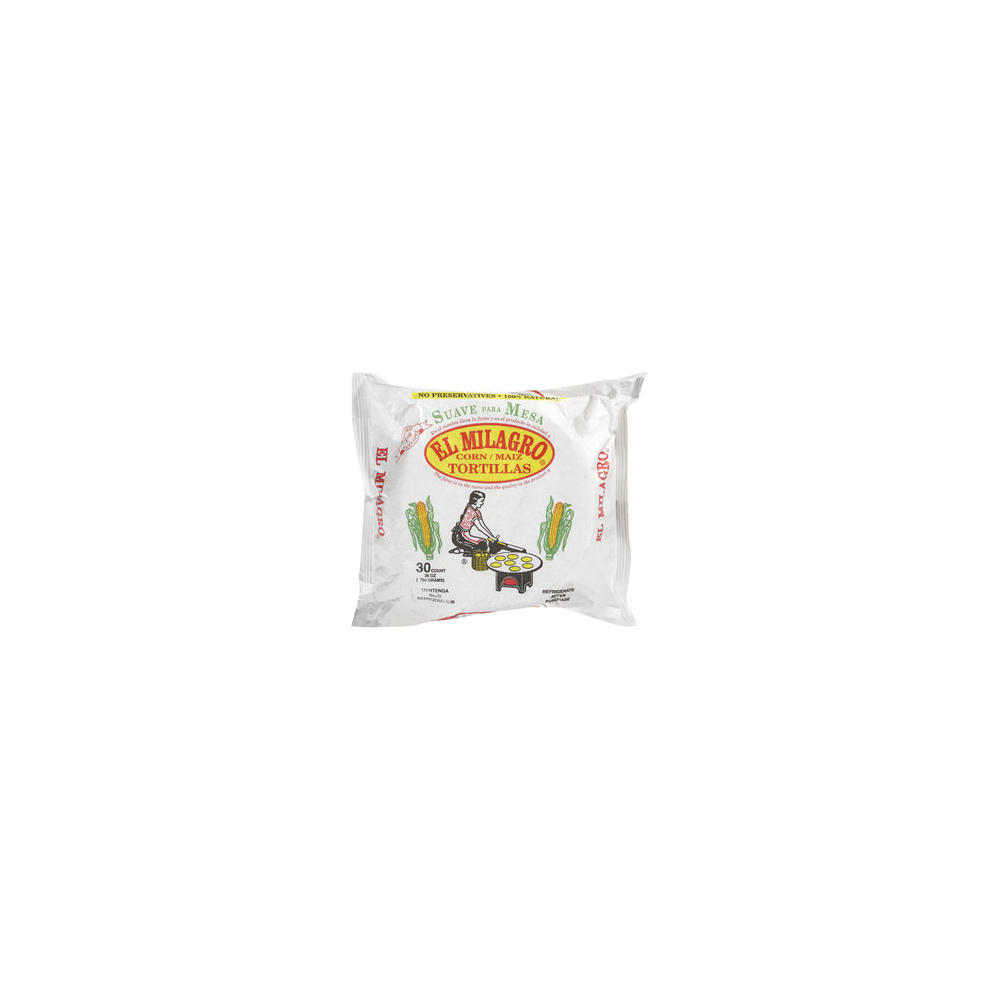 El Milagro Yellow Corn Tortillas, 30 ct