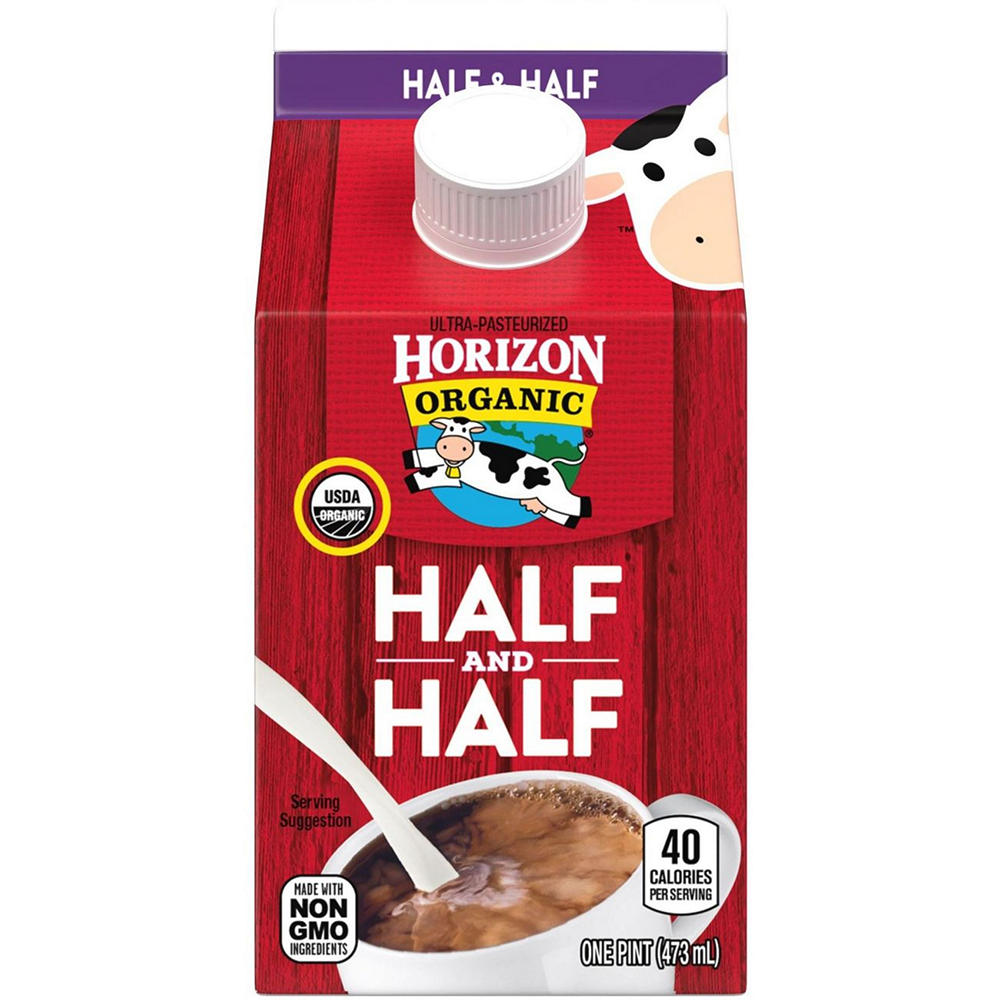 Horizon Organic Half & Half, 1 pt