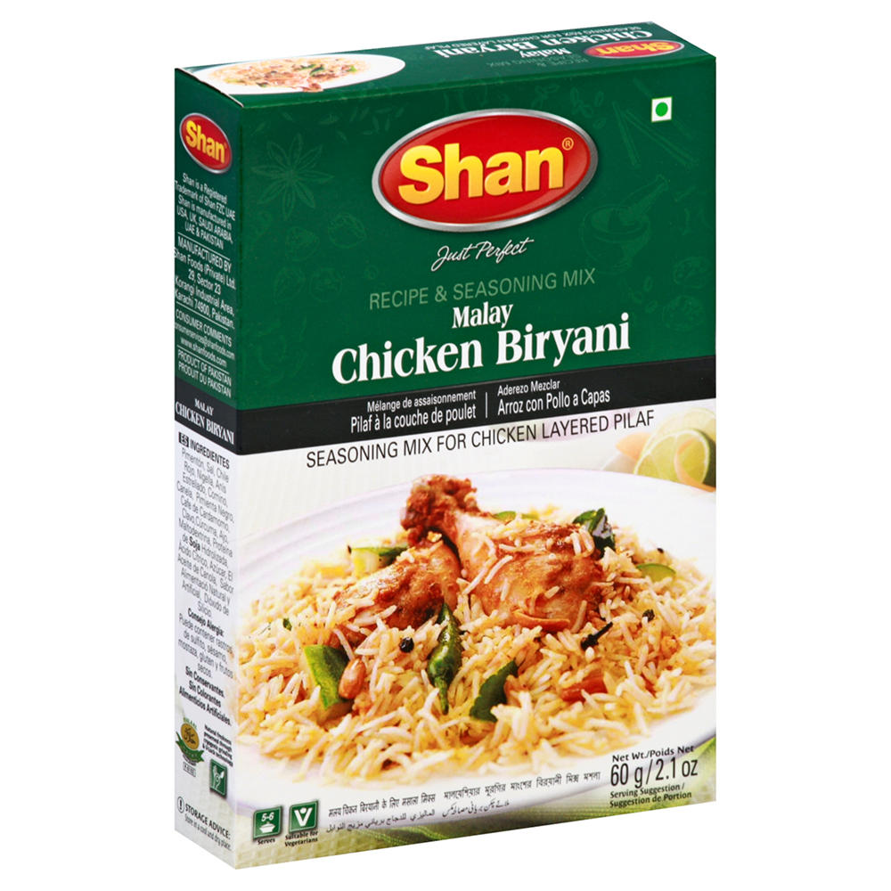 Shan Malay Chicken Biryani Seasoning Mix, 2.1 oz
