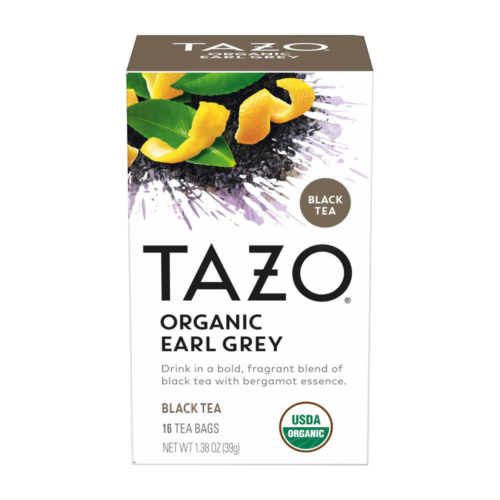 Tazo Organic Earl Grey Black Tea Bags, 20 ct