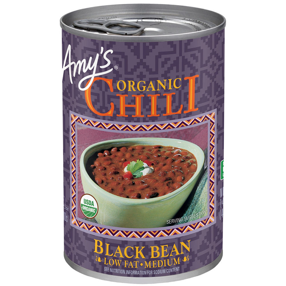 Amy's Organic Low Fat Medium Black Bean Chili, 14.7 oz