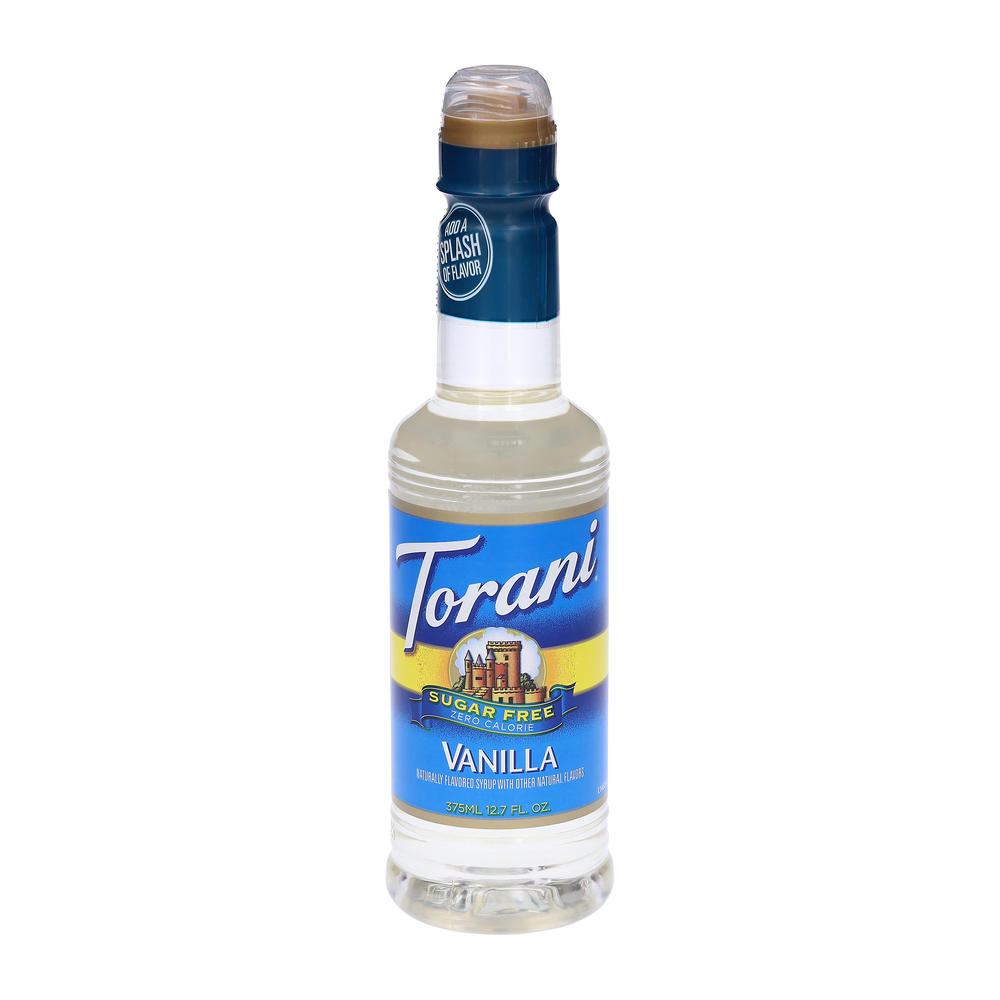 Torani Sugar Free Vanilla Flavoring Syrup, 12.7 oz