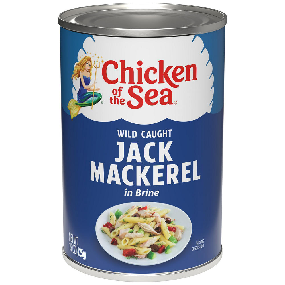 Chicken of the Sea Jack Mackerel in Brine, 15 oz