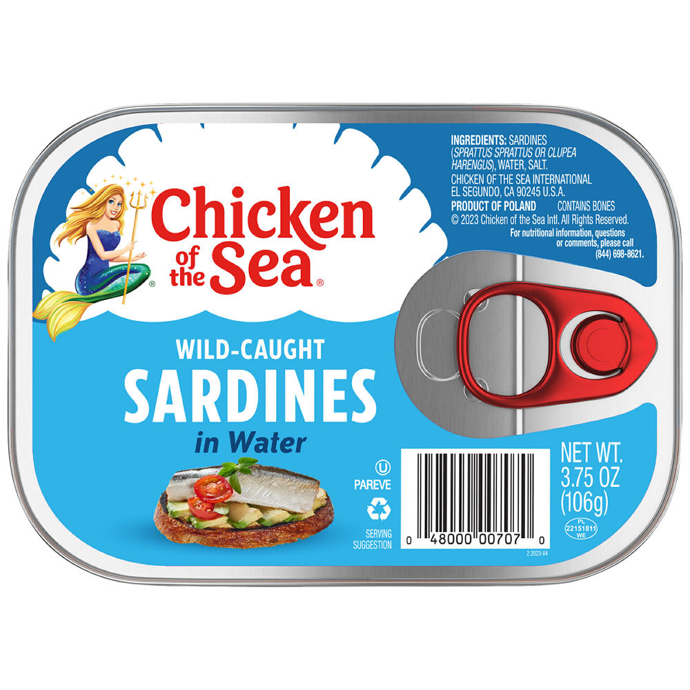 Chicken of the Sea Sardines In Water, 3.75 oz