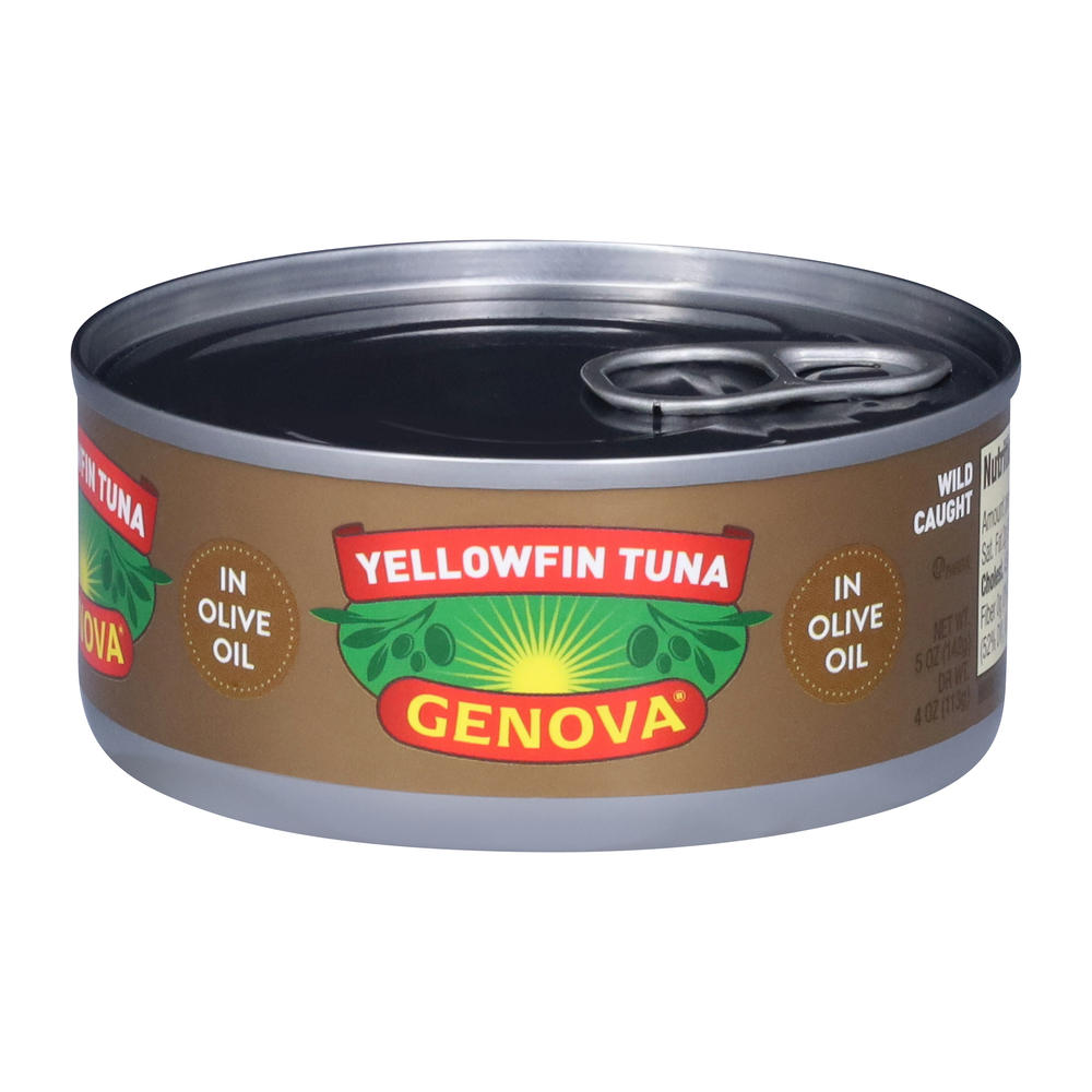 Genova Premium Yellowfin Tuna in Olive Oil, 5 oz