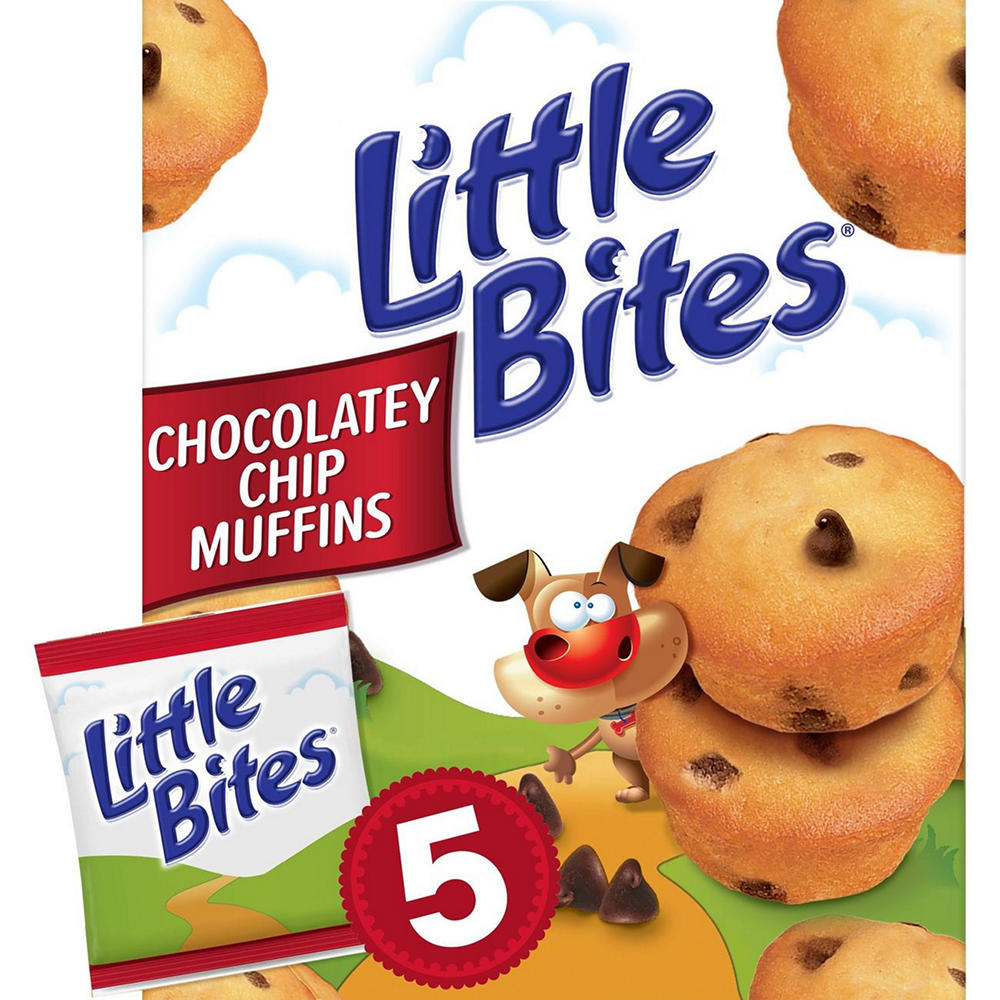 Entenmann's Little Bites Chocolatey Chip Mini Muffins Snack Packs, 5 ct